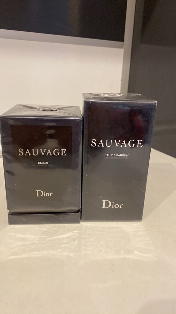 Dior savage 100ml EDP -60 ml sauvage elexir