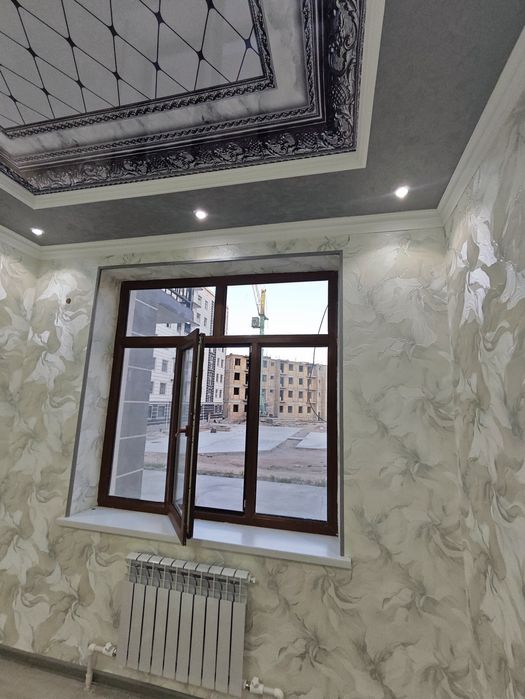 Zarafshon 14-kvartalda 3xona qilingan yangi yevroremonti kvartira