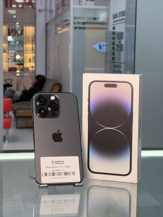 Айфон 14 про черный 128гь