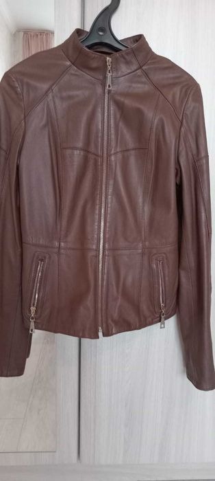 Кожаная куртка, б/у, Турция