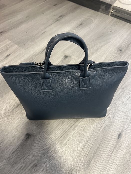 Vand geanta Victoria maxi , dark denim , Laura Maxim