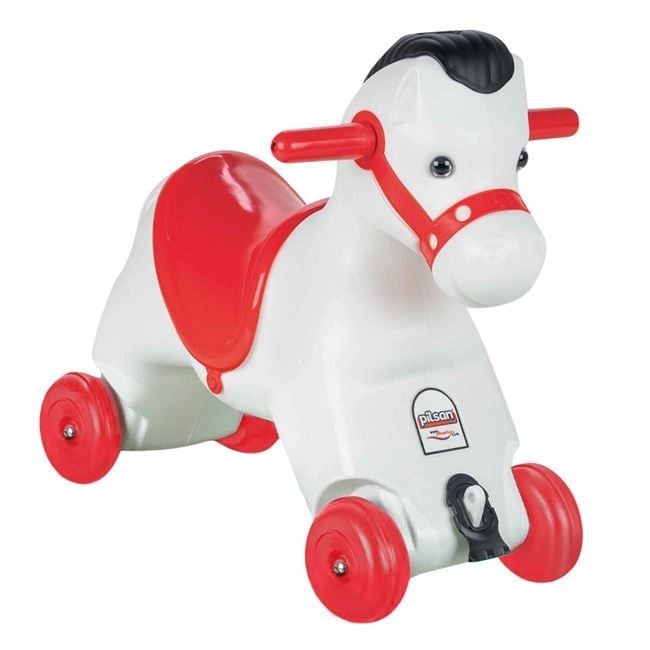 Конче люлка 2 в 1 със звуци/конче на колела