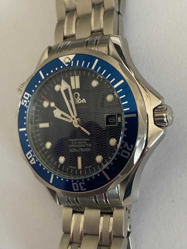 Ceas OMG Diver 300 m Seamaster James Bond Blue Wave Watch Goldeneye