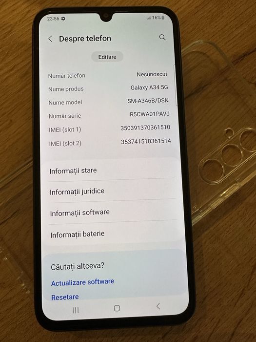 Samsung Galaxy 5G A34 ca si nou