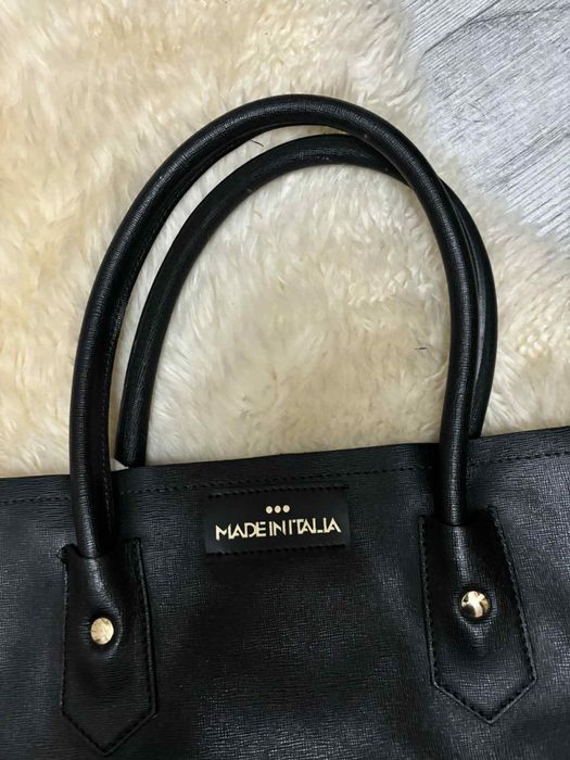 Италианска чанта Естествена кожа , нова