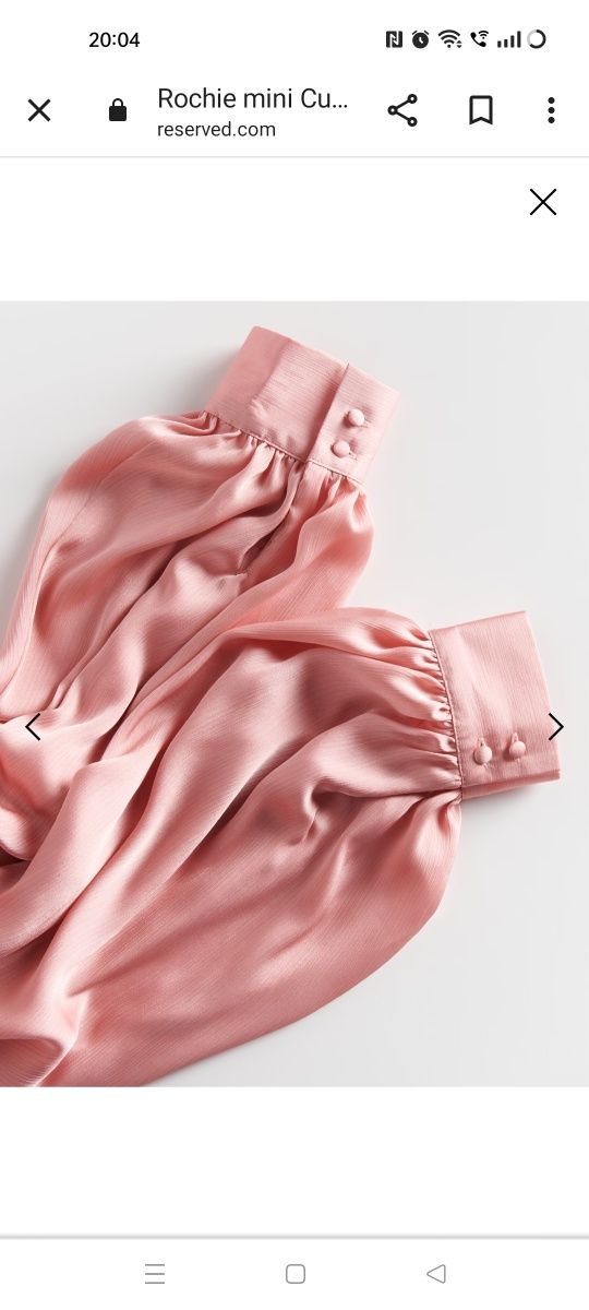 Rochie eleganta midi roz