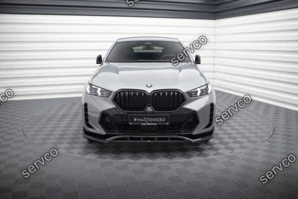 prelungire lip bara fata BMW X6 G06 2023- v4 Maxton Design