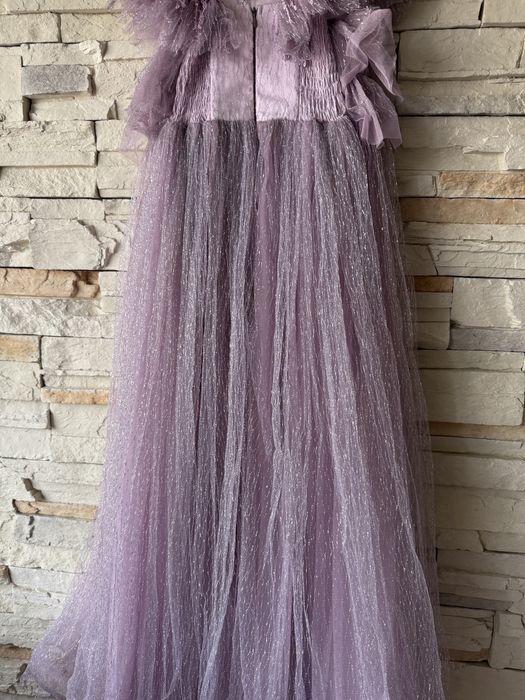 Rochie tip prințesă lila pentru fetițe 10 ani