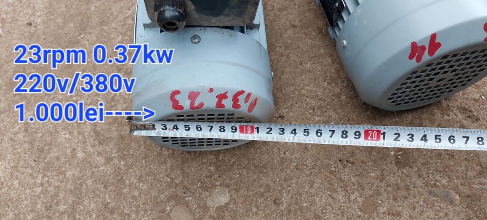 Motor cu reductor NOU 14rpm și 23rpm cazan