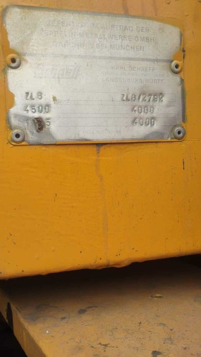 Incarcator Frontal Vola Zeppelin ZL6 an 1995 4x4 cupa multifunc.+lame