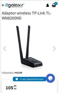 Adaptor wireless TP-Link TL-WN8200ND