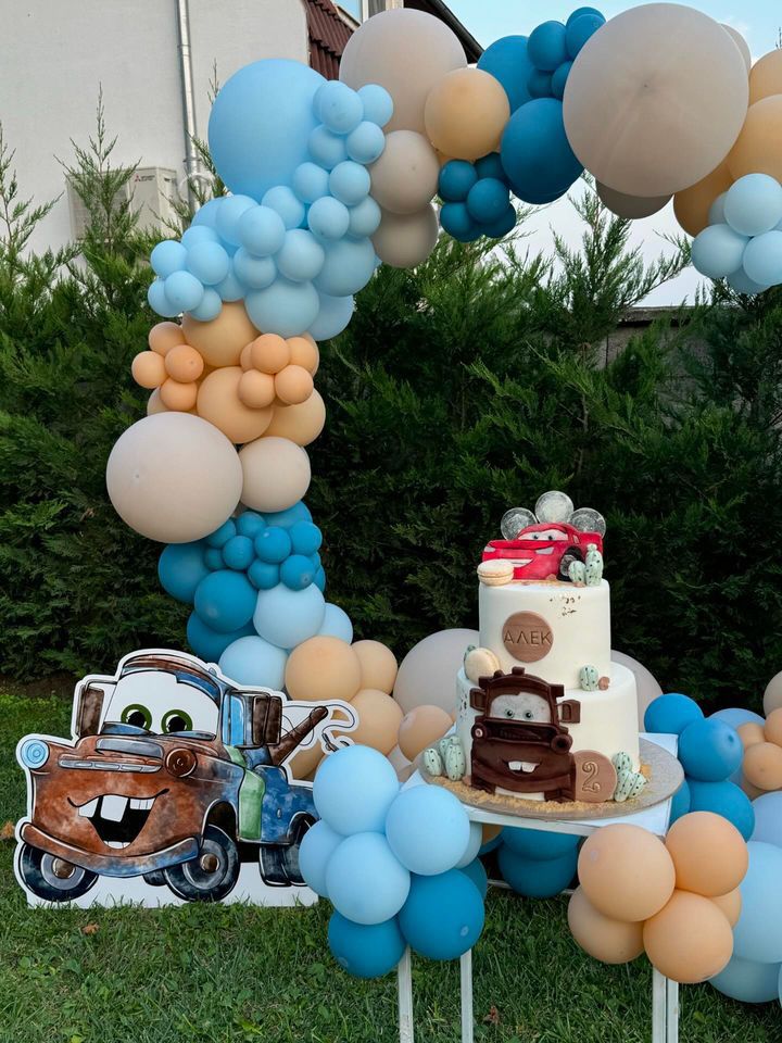 ПВЦ фигура кола Disney, декорация, детски рожден ден