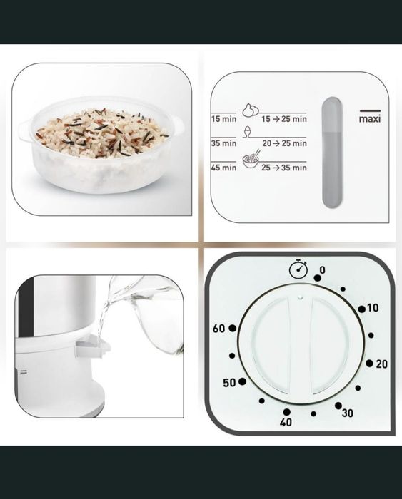 Уред за готвене на пара CONVENIENT SERIES VC145130,6 л,Tefal,900w