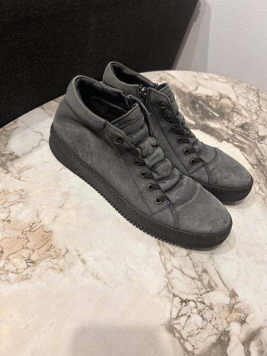 Pantofi piele intoarsa albastru 42