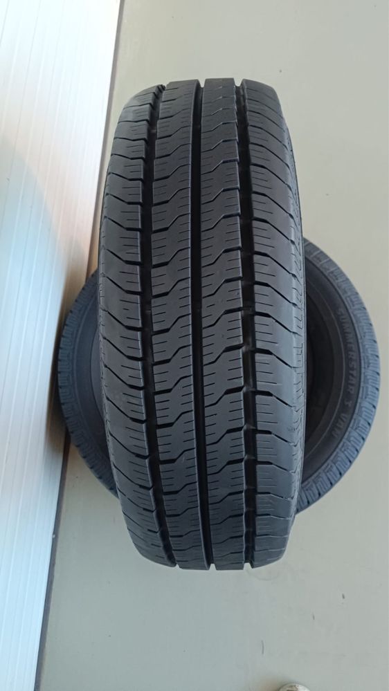 2бр гуми 215/75/R16C/Summer star3 van point S/dot1318г/10.5мм грайфер/