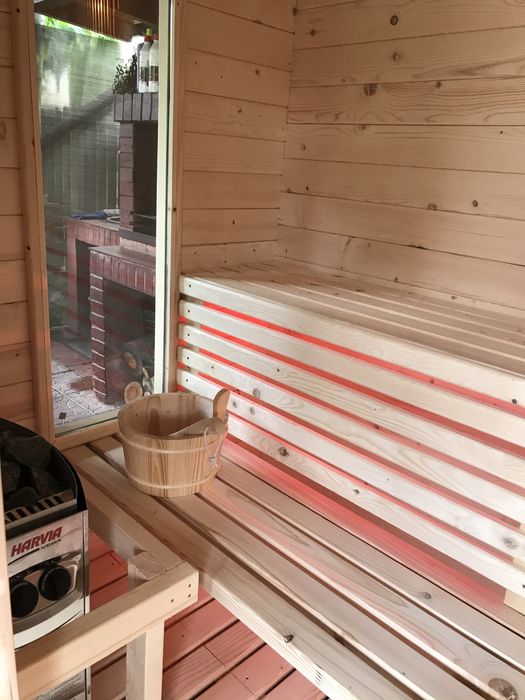 Sauna din lemn masiv