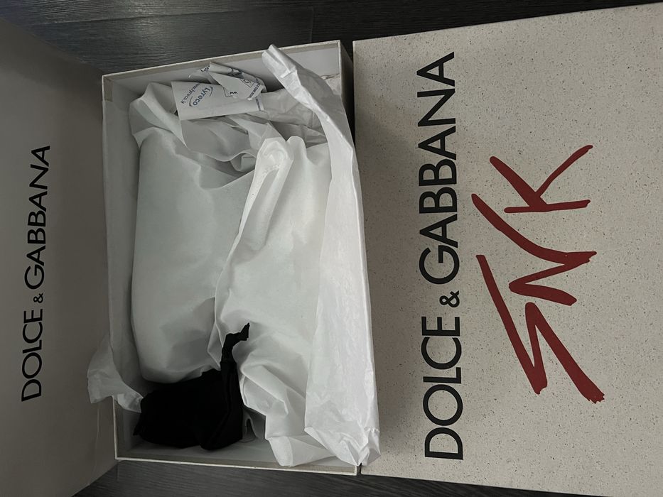 Vand Dolce Gabana protofino full alb sireturi jumbo cu factura