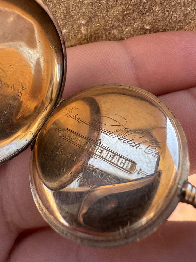 Ceas de buzunar  14karate / Iwc schaffhausen