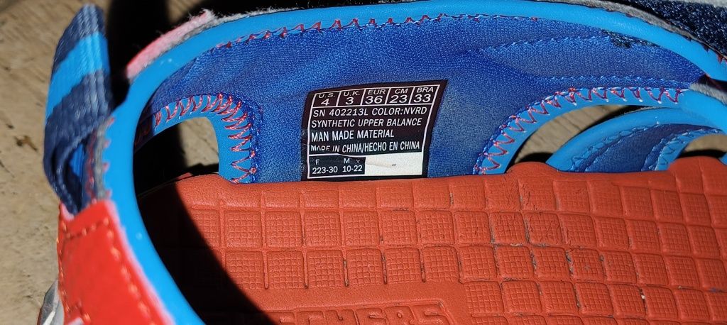 Sandale copii baieti MEGA SPLASH 2.0 402213L NAVY/RED, Skechers, 36 EU