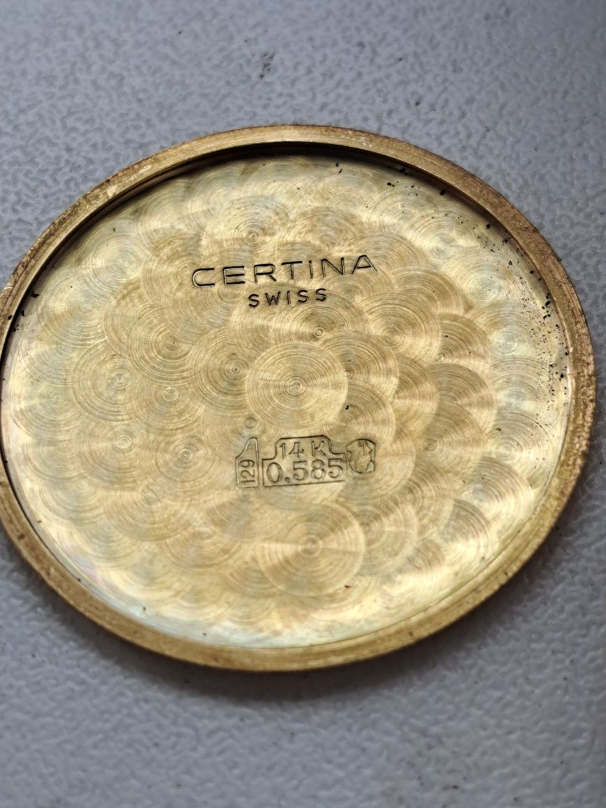 Ceas de Aur 14 K Certina
