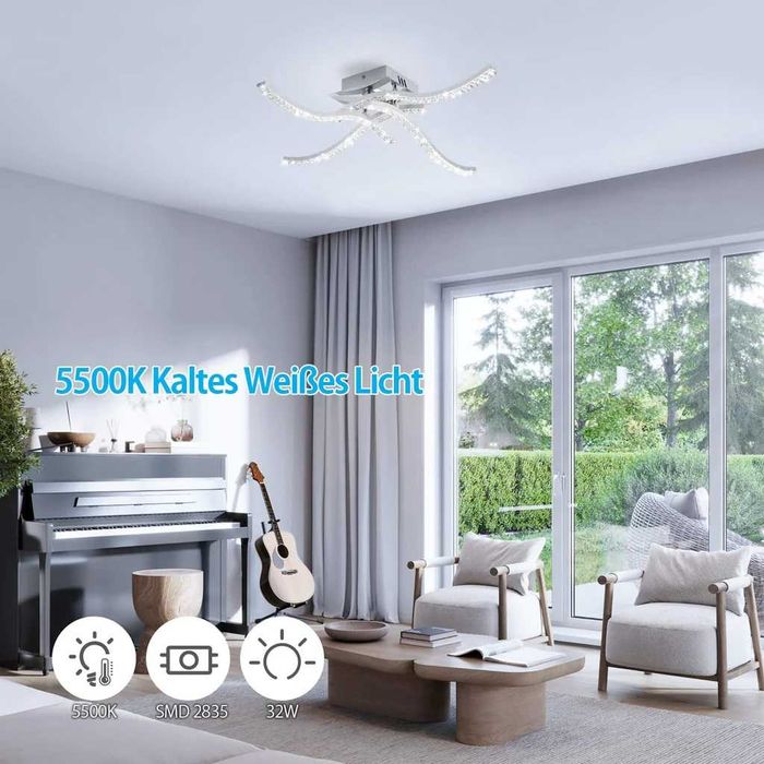 LED Плафониер 32W 3520 lm 5500K