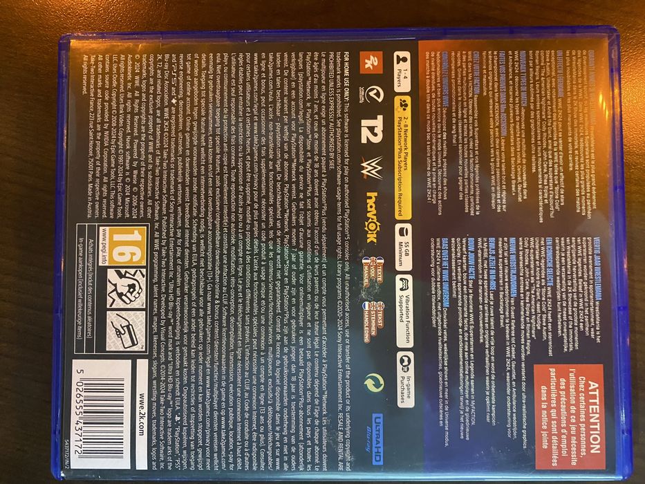 WWE 2K24 - Standart Edition ps5