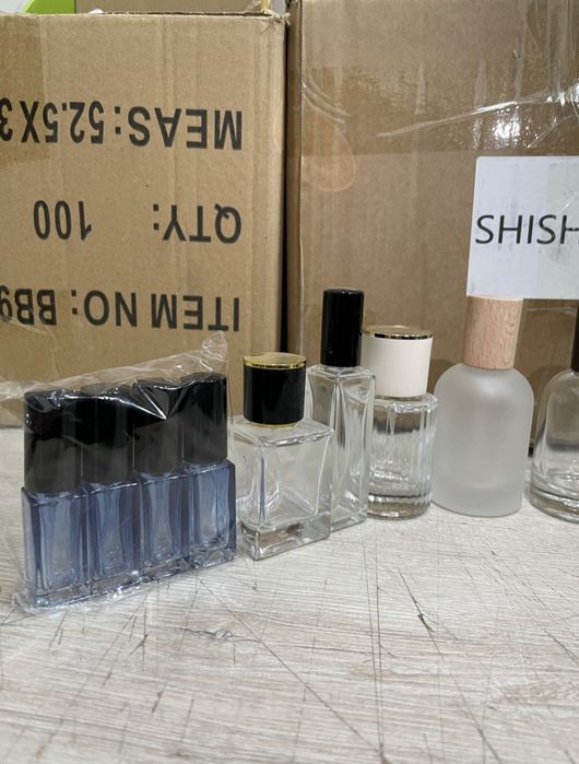 Optomga atir uchun flakon idishlar