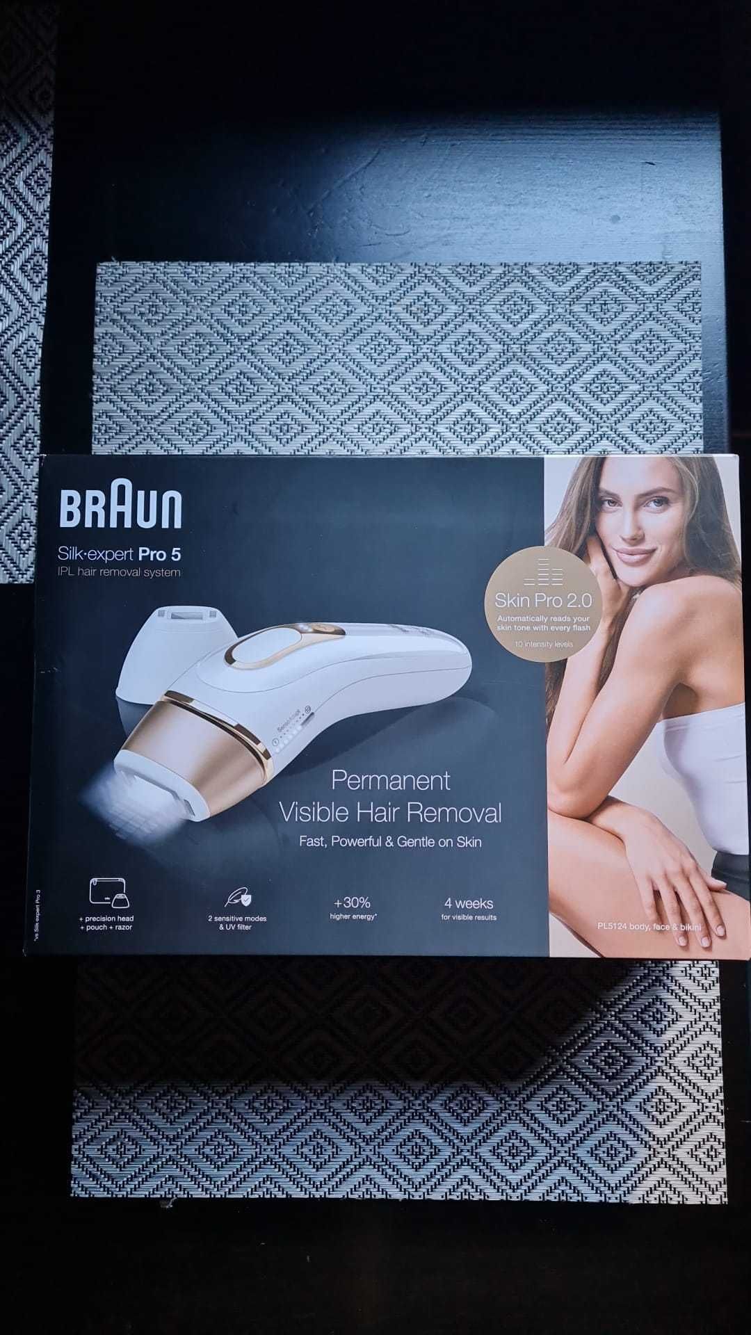 Фотоепилатор IPL Braun Silk-expert PRO 5 PL5124, 400.000 импулса,