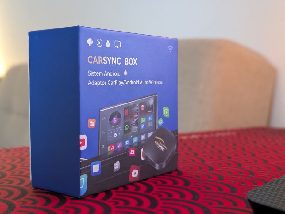 CarSync Box - Wireless Android Auto / Apple CarPlay, YouTube / Netflix
