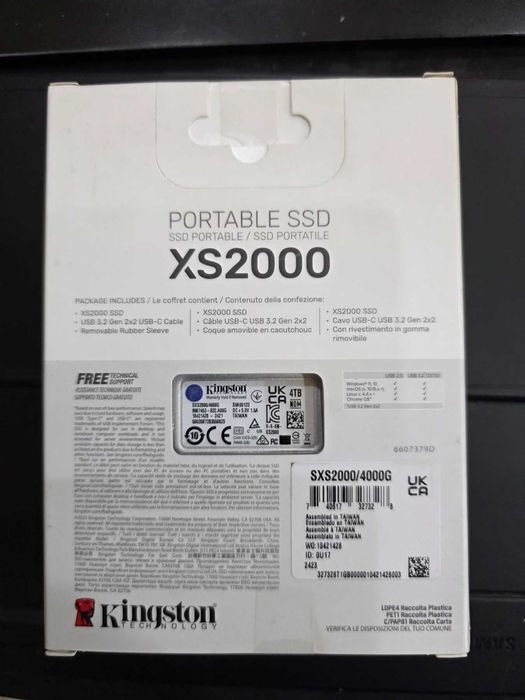 Външен SSD XS2000 4TB