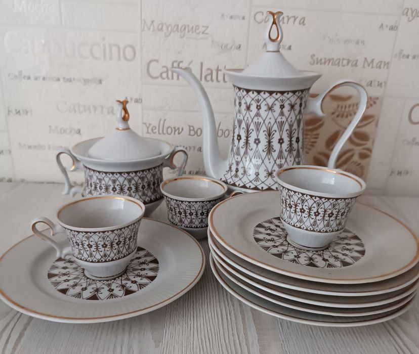 Посуда. Кофейный сервиз.