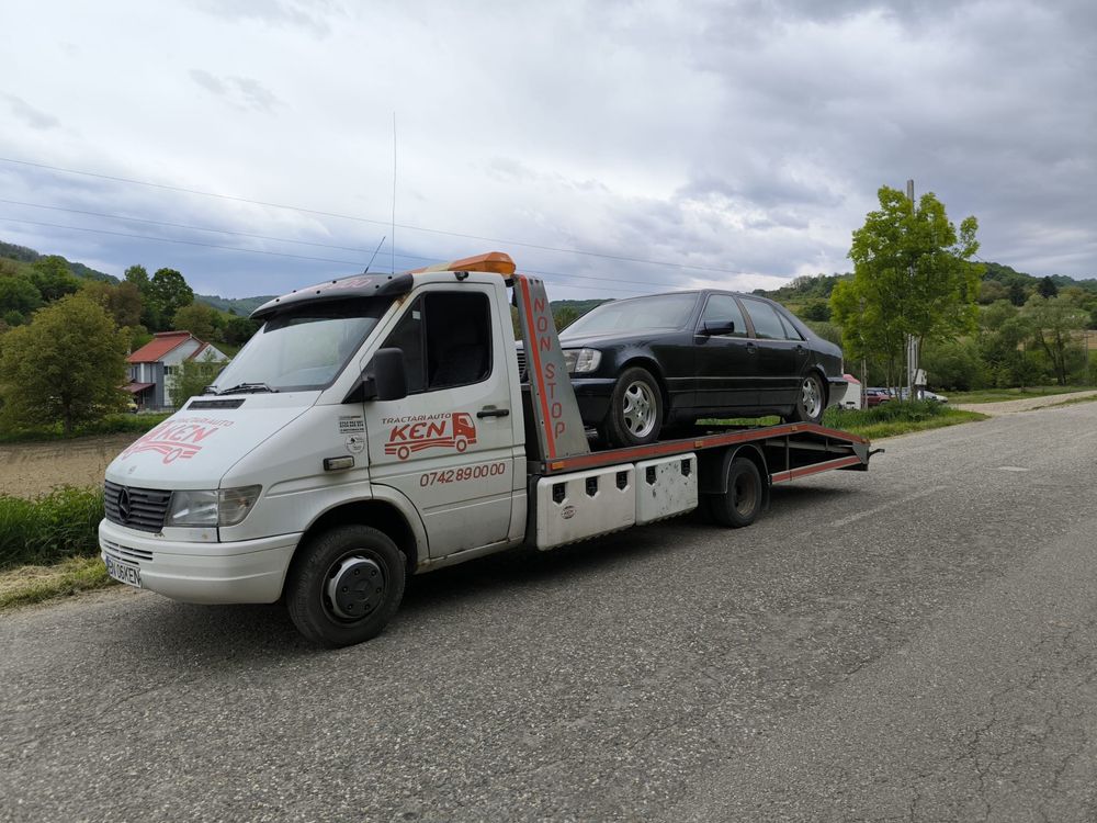 Platformă/Autoplatformă Mercedes Sprinter 412D 1996