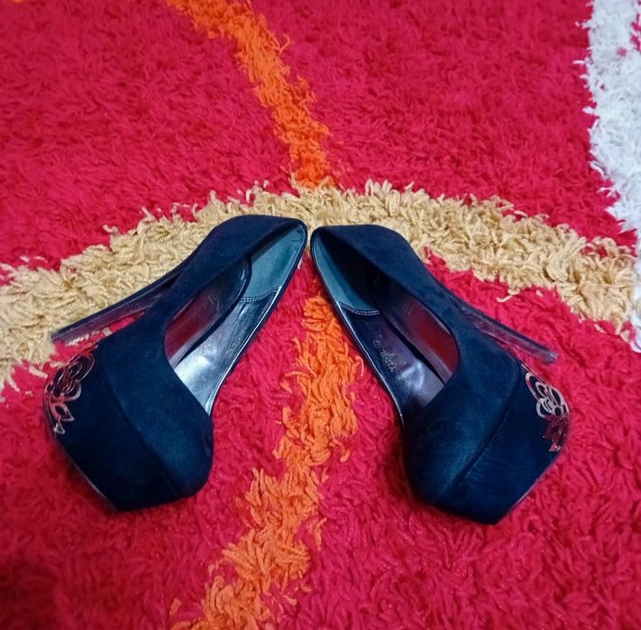 Pantofi dama cu platforma și toc inalt