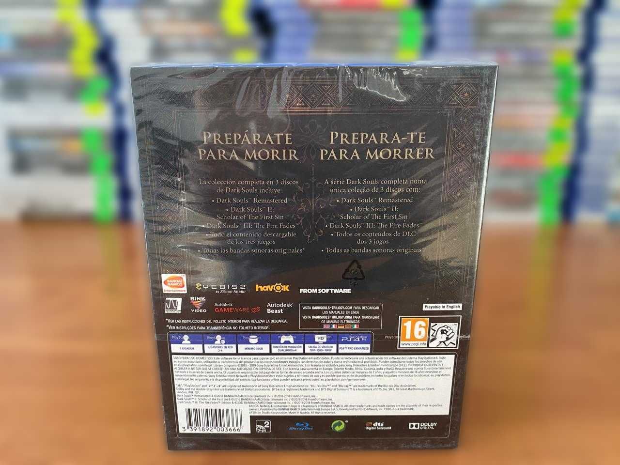 НОВЫЙ Dark Souls Trilogy PS4/PS5 Дарк Соулс Трилогия Пс4 Много Игр