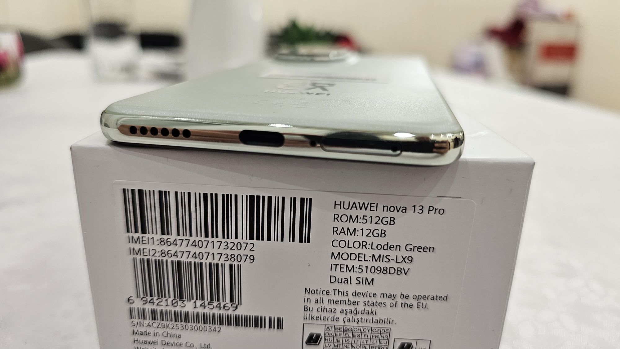 Huaweinova13 pro НОВ 512GB/12