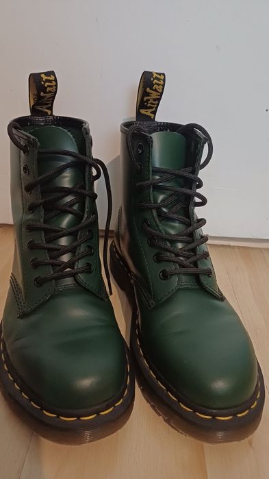 Dr.Martens зелени кубинки