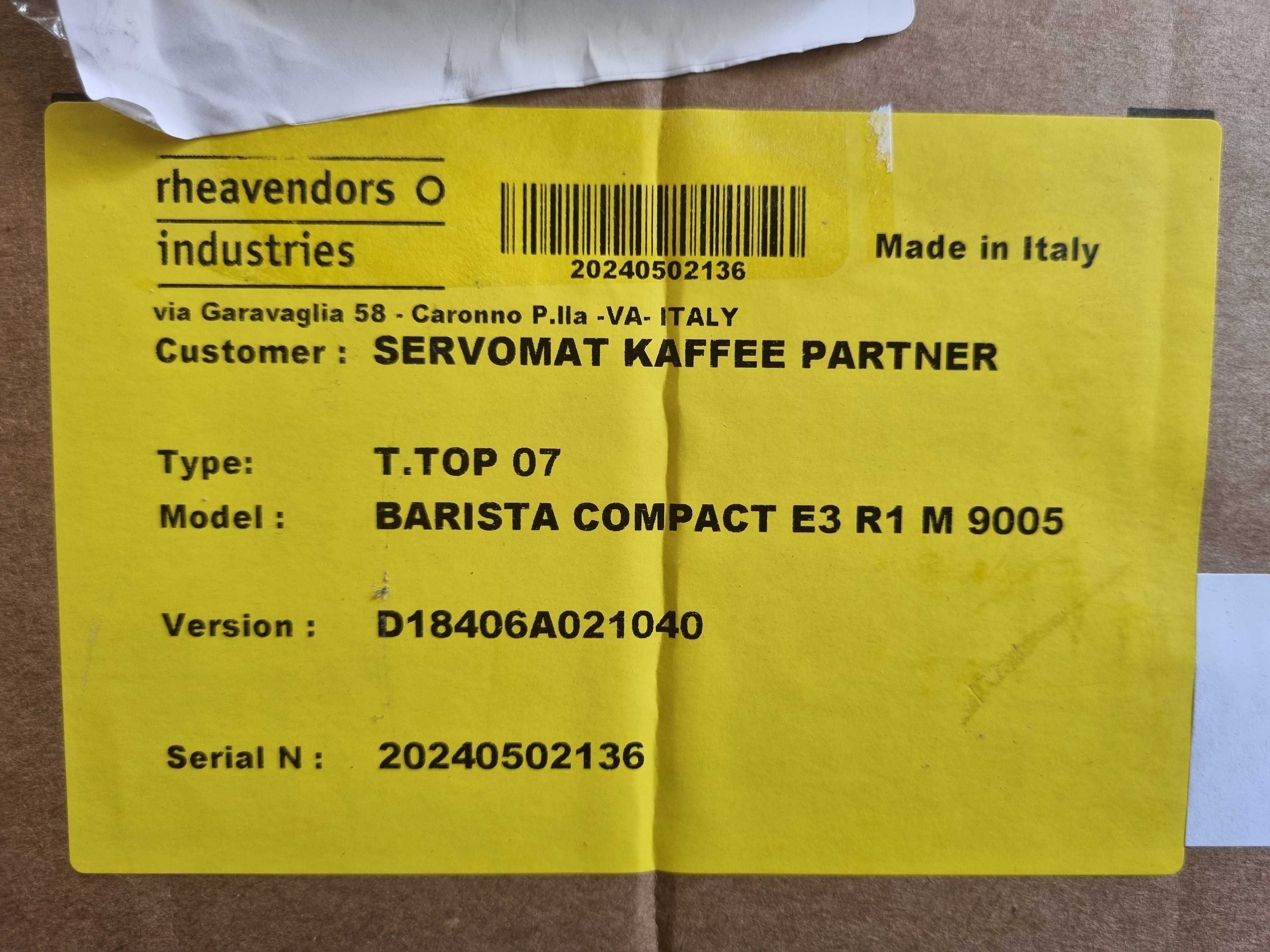 Espressor profesional Barista Compact E3 R1 M9005-Sigilat - KLI Amanet
