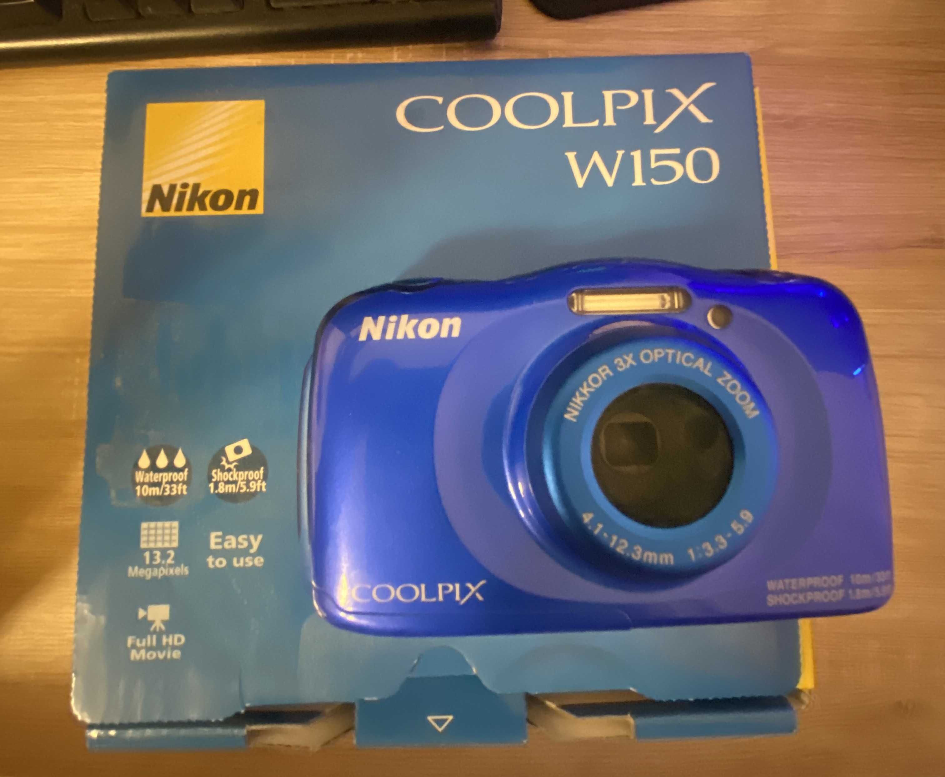 Aparat foto digital subacvatic Nikon Coolpix W150, 13.2MP, Waterproof