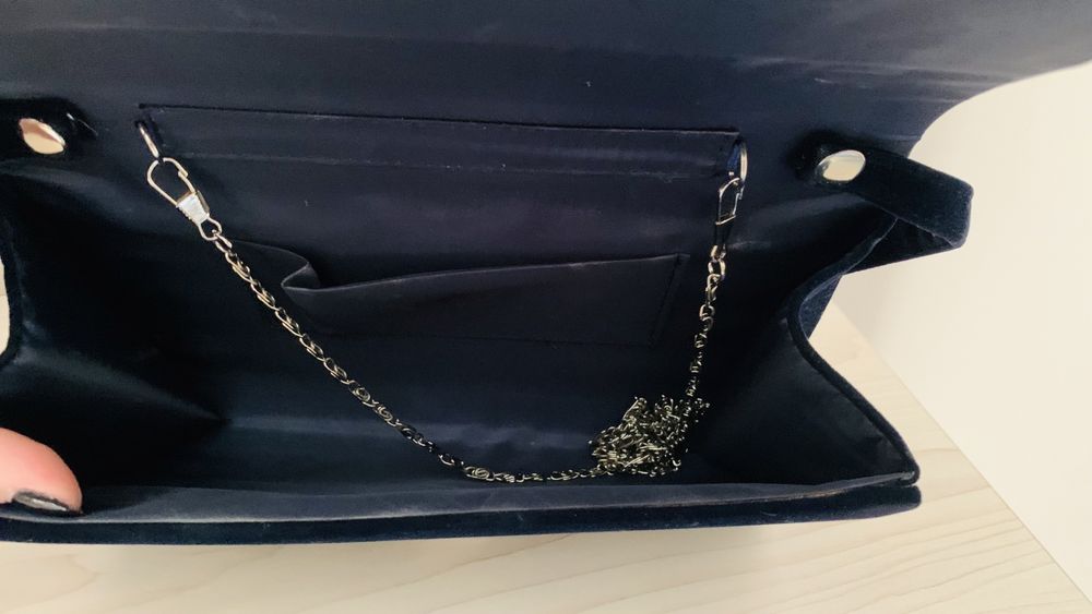 Geanta plic albastra, model pt ocazie /eveniment