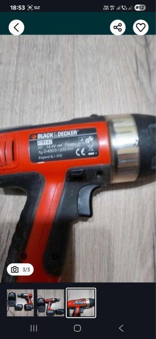 Vand autotfiletanta black-decker