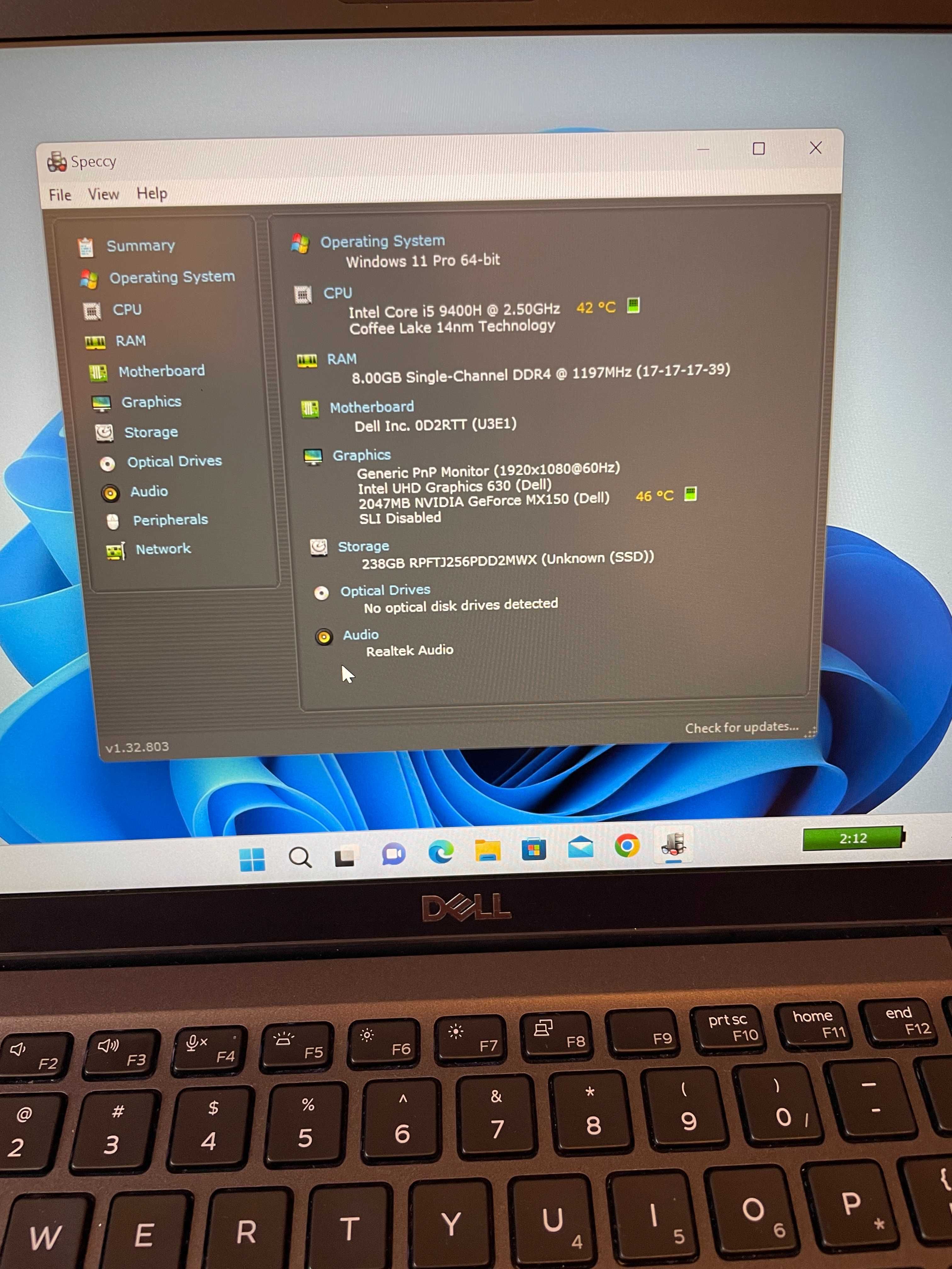Laptop Dell Latitude 5401, i5 a 9a generation, 8gb ddr4, ssd 256gb