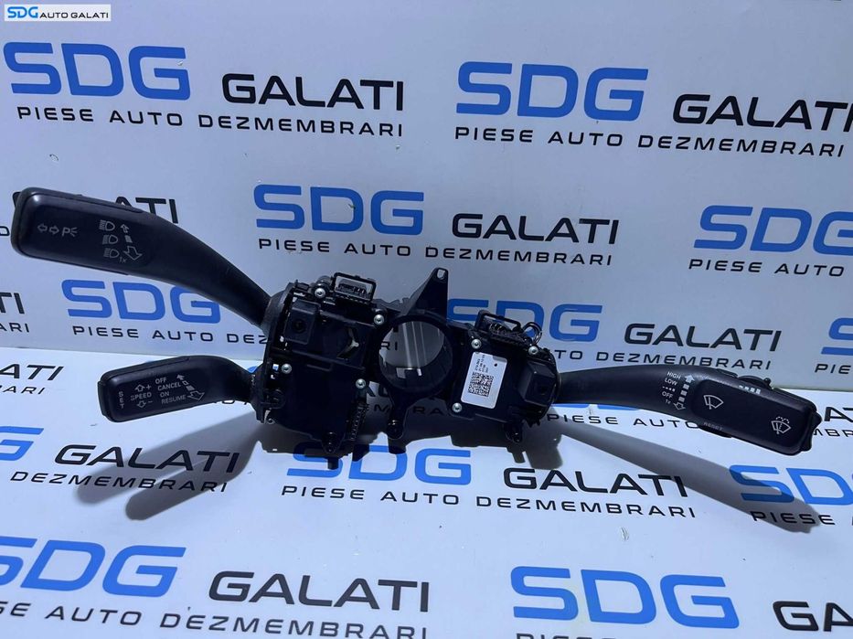 Ansamblu Maneta Manete Semnalizare Stergatoare Tempomat Pilot Automat Audi A5 2008 - 2016 Cod 8R0953502D