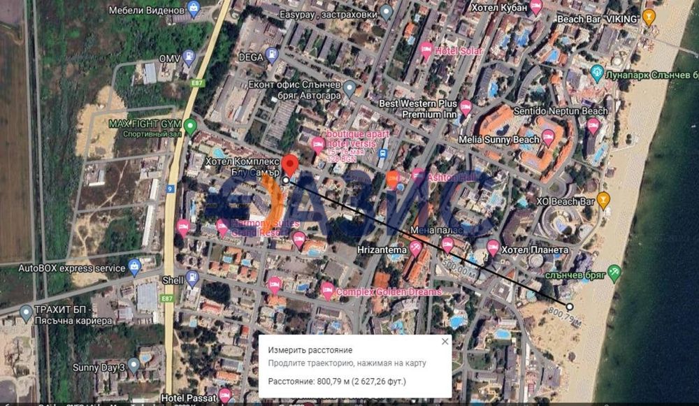 Продава се Едностаен апартамент в к.к. Слънчев бряг - 24 кв.м за 959 €/кв.м - Снимка #11