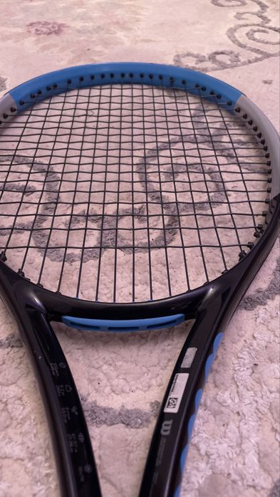 Racheta tenis Wilson Ultra 100UL V3.0, Maner 3, Albastru/Gri