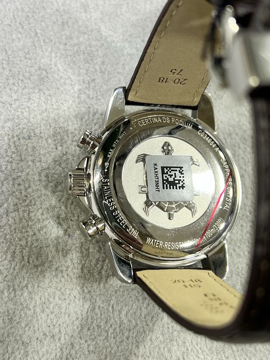 Швейцарские часы Certina DS Podium Chronograph, кварцевый механизм