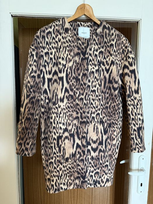 Манто Манго в леопардов принт