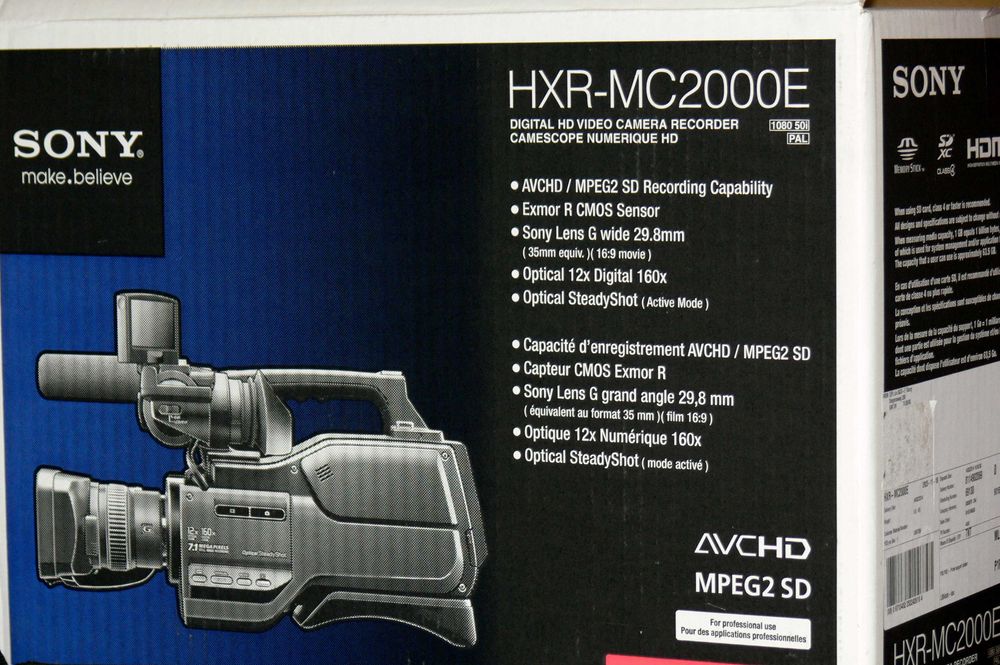 Camera video Sony HXR MC2000