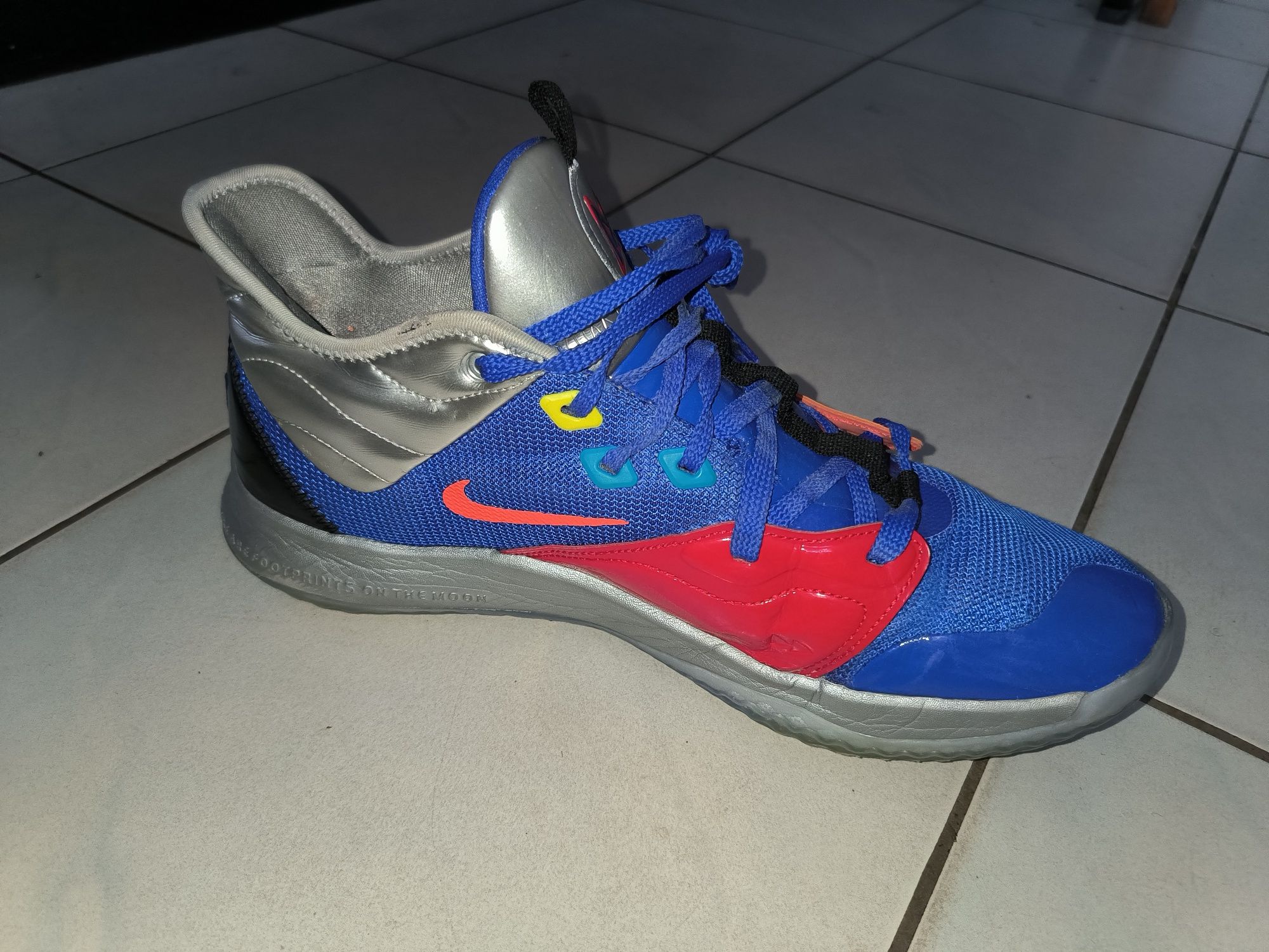 Nike PG 3 NASA  Apollo 14 Clipper Blue Paul George Basketball Shoes