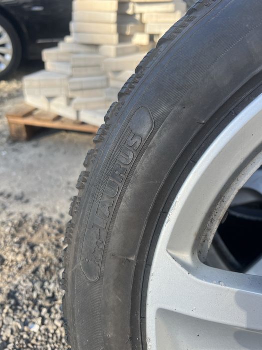 Jante aliaj audi 5x112 + cauciucuri iarna 205 55 16
