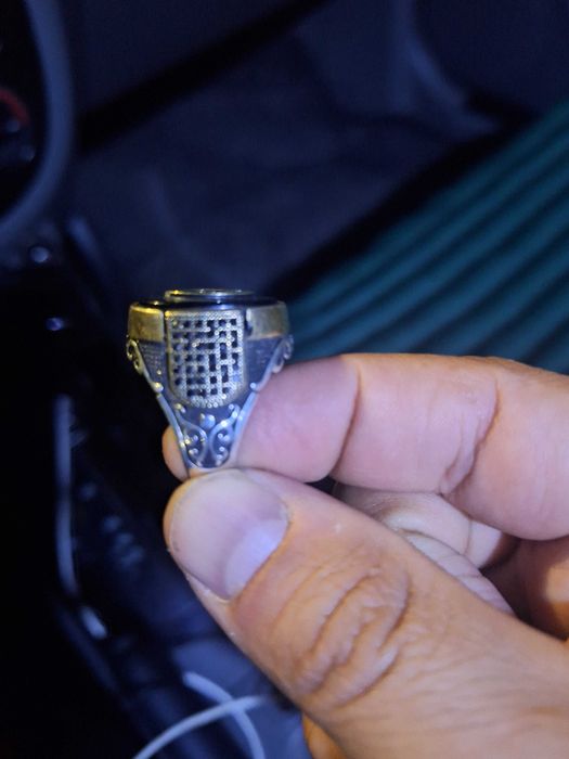 Uzuk,Kolsa,Perstin,Mujskiy iz Tursii,размер 20.5,грамм 11,99